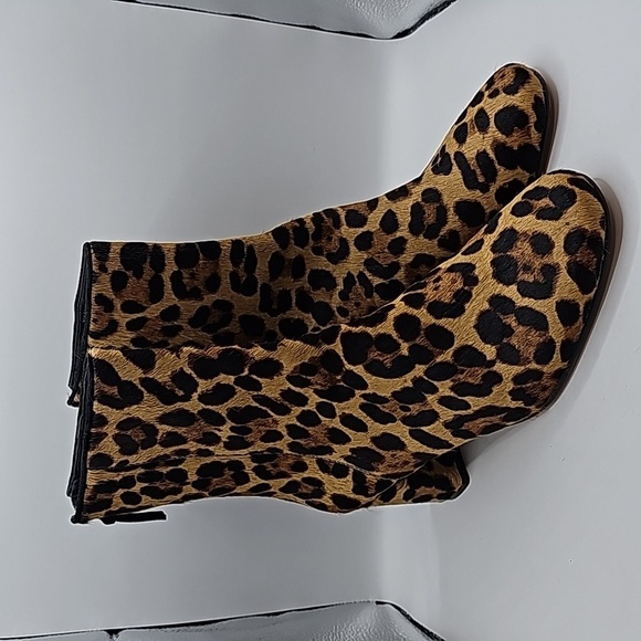 J. Crew Willa calf hair ankle boots size 6.5 - Picture 1 of 8